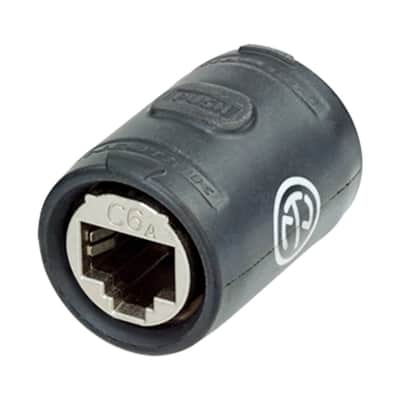 4 Neutrik RJ45 Tactical CAT6A feedthrough coupler Female to Female Adapter image 2