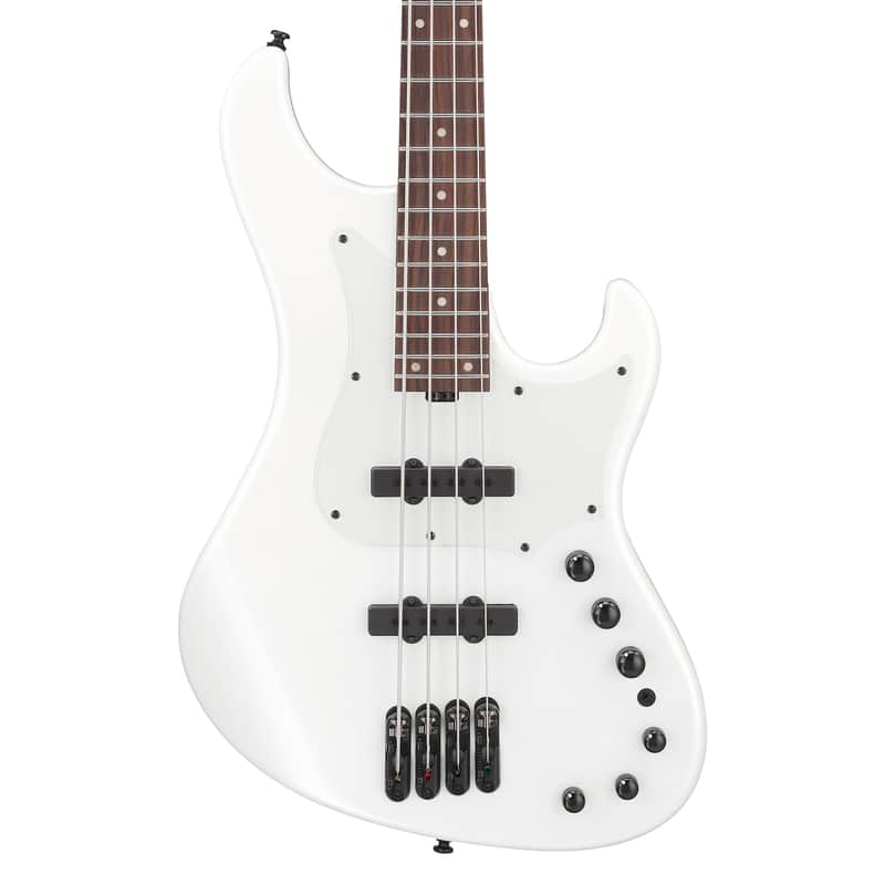 Used Ibanez MDM1000 MDM 4-String Bass Guitar w/Bag - Pearl White image 1