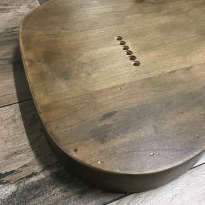 FRANCHIN Mars guitar body WESTERN Rustic Aged Relic natural finish Selected Alder T-Style Made in Italy - Stock piece #17751123 image 13