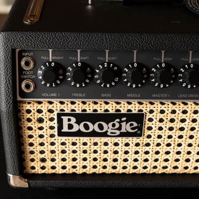 Mesa/Boogie Mark IIC+ HRG 100-watt Amplifier Head - Black with Wicker Grille image 4
