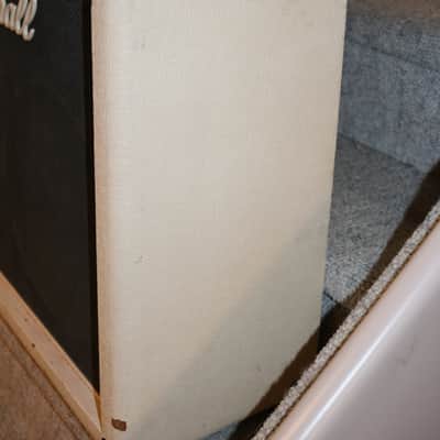 Vintage Early 1980s Marshall JCM800 2x12 Combo Cabinet - White - No Tariffs image 6