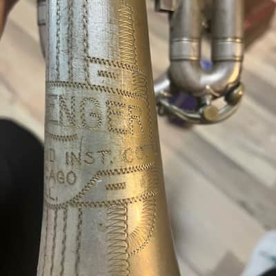 Lyons Band Instrument Co Challenger Model 1354 approx. 1950's - Lacquered Brass image 5