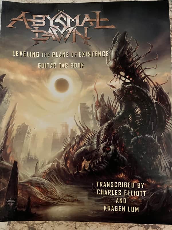 Abysmal Dawn - Leveling the Plane of Existence - Guitar Tab / Tablature Book image 1