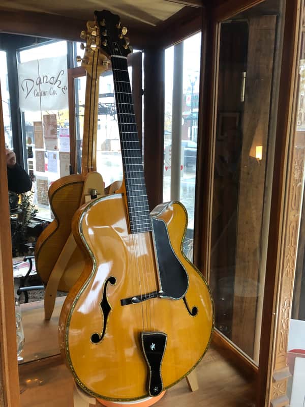Danche Guitars DZ 57 Archtop Jazz Guitar 2014 Transparent Natural image 1