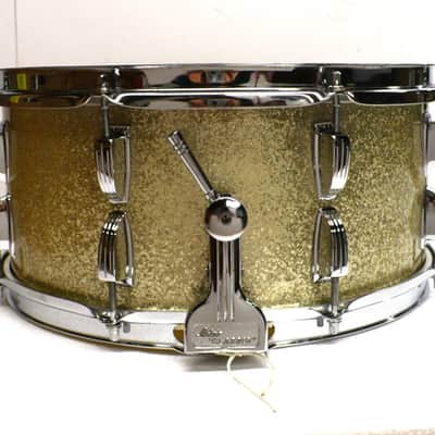 Ludwig Model 902PC 6 1/2" x 14" Symphonic Snare Drum / Sparkling Silver Pearl 1967 image 2