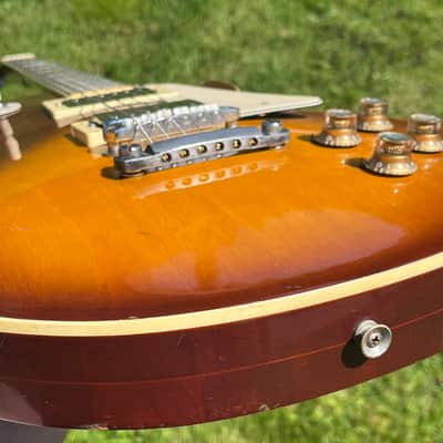 RARE 1973 Greco EG-360S Les Paul "Tobacco Burst" Pancake Body + Nylon Saddles + Alnico 2 Humbuckers (PRE-SERIAL MIJ MADE IN JAPAN Lawsuit Era) + GIG BAG image 15