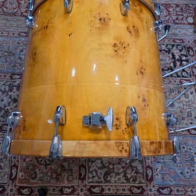 Yamaha Stage Custom/Beech Custom 4 Piece Shell Pack 14x12, 18x16, 20x18, 24x15 - Mapa Burl Veneer (C013-85) image 23