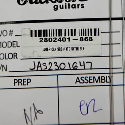Jackson American Series Virtuoso - Satin Black image 9