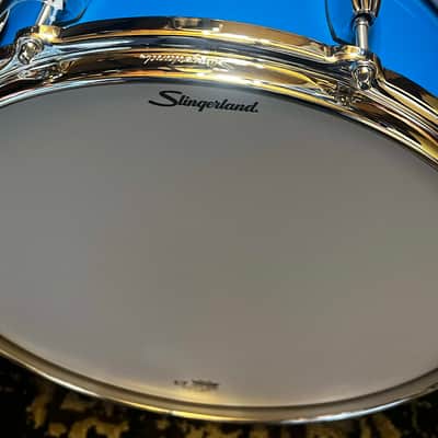 Slingerland 5.5" x 14" Studio King Snare Drum - Lunar Blue Lacquer image 6