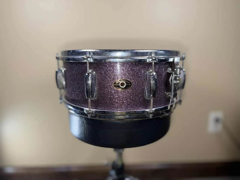 Slingerland Hollywood Ace 5.5x14" 8-Lug Snare Drum 1960 Smokey Sparkling Pearl image 1