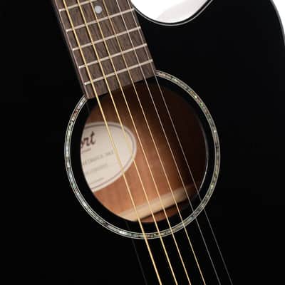 Cort Earth60CEBK | Acoustic / Electric Dreadnought, Gloss Black. New with Full Warranty! image 4