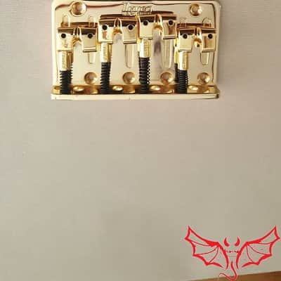 Ibanez Gold 4 String Bass Accu-cast B10 Bridge For Ibanez Destroyer / DTB image 2