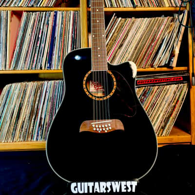 2006 Oscar Schmidt by Washburn •OG312CEB •12-String •Dreadnought Cutaway image 12
