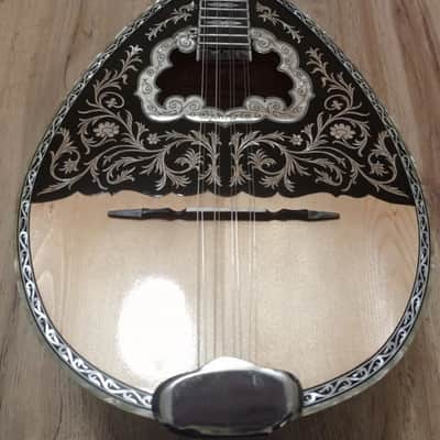 Greek Bouzouki mouratidis 1980 &hardcase & pickup &300 backing track with pdf scores 8 string image 1