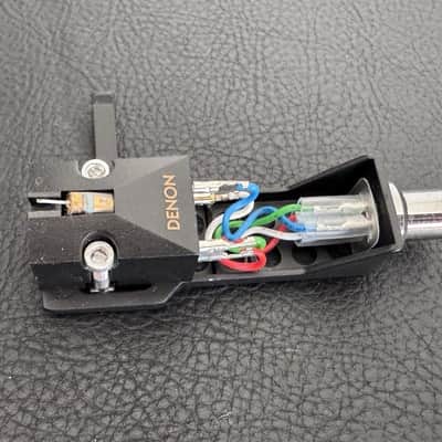 Denon DL-103R Moving Coil (MC) Phono Cartridge & Denon Headshell & Original box image 5