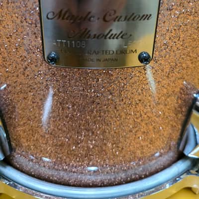 Yamaha Maple Custom Absolute 8×8" Rack Tom -Pink Champagne (Special Color)- image 2