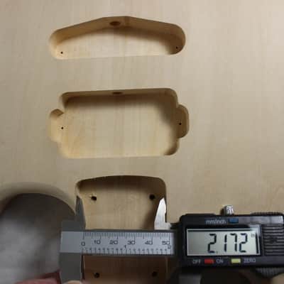 Unfinished Basswood HSH guitar body - fits Fender Strat Stratocaster neck Floyd Rose J943 image 9