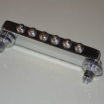 Mighty Mite real vintage US-made 1979 tune-o-matic Les Paul bridge=chromed brass=rare new old stock* image 5