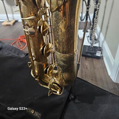Conn  USQMC Baritone Saxophone 1017 - Brass image 3