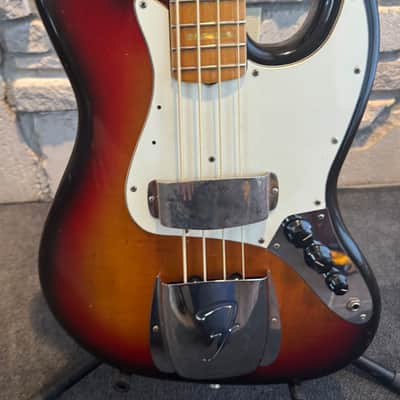 Fender Jazz Bass with Maple Fretboard 1974 - Sunburst image 3