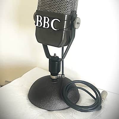 SUPER RARE! 1940's MARCONI Model AXB Ribbon Microphone, BBC w/stand works great image 15