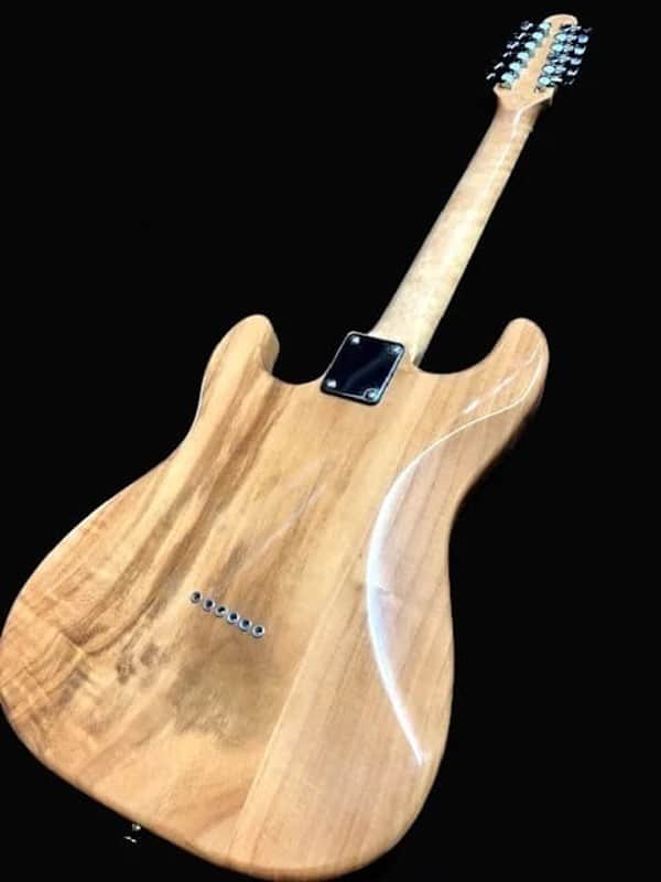 Custom Cozart Exotic Curly Maple 12 string Electric Strat Guitar