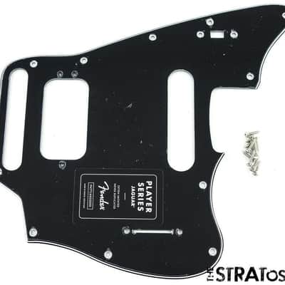 Fender Player Jaguar Series 3 Ply PICKGUARD, Guitar Parts Black HS Jaguar image 1