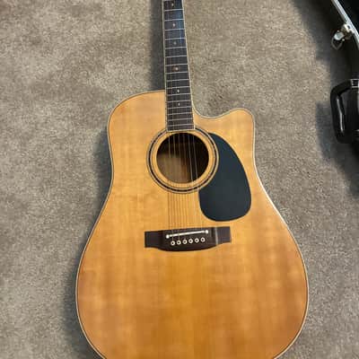 Takamine EF360SC Dreadnought with Electronics and natural finish image 2