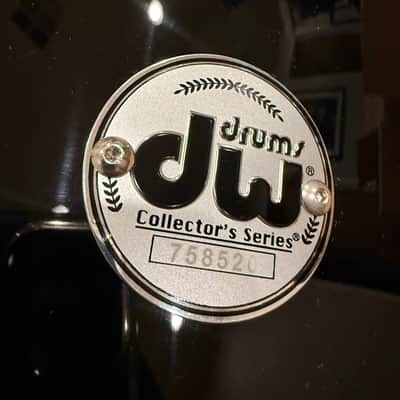 DW Collector's Series Standard Maple 18x22" Bass Drum in Piano Black Lacquer Custom w/ Chrome Hardware (Rm4) image 3