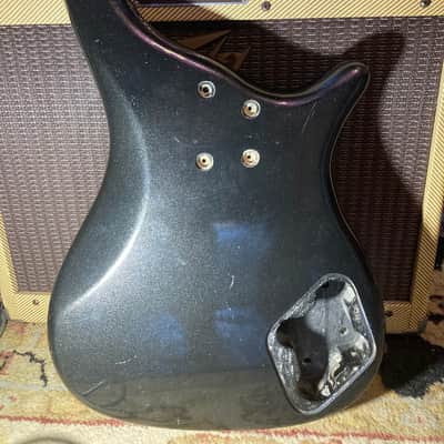 Rogue Lefty Bass Body Unloaded  - Metallic Gray image 3