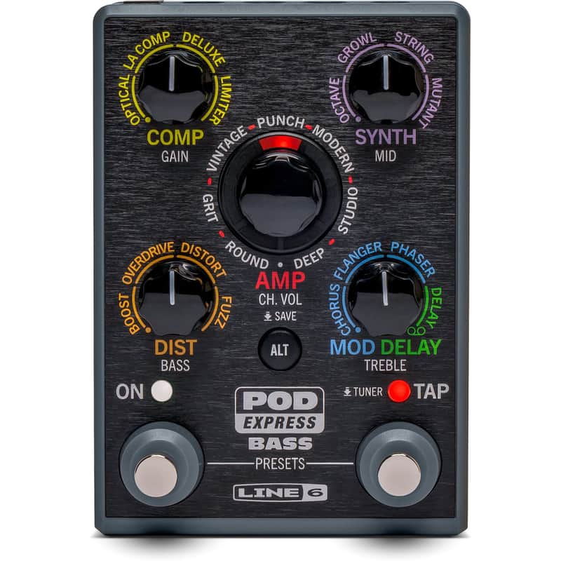 Line 6 POD Express Bass Multi-FX and Amp Modeling Pedal image 1