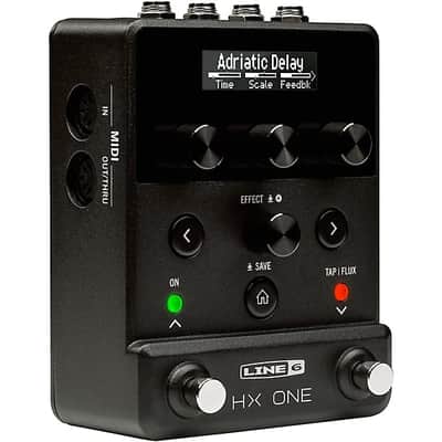Line 6 HX One Stereo Multi-Effects Pedal 2024 - BLACK image 2