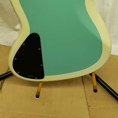 Warmoth Jazz Bass -- Surf Green and Cream image 4