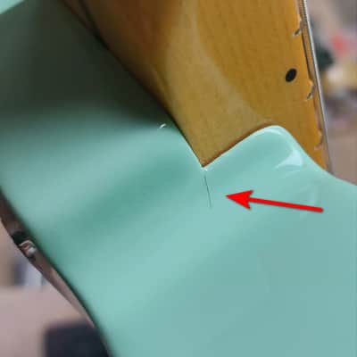 Fender 7Oth Anniversary Esquire  Nitro / Roasted Pine - Surf Green W/G&G Case image 20