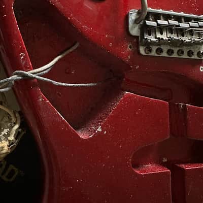 1959 Fender Stratocaster Candy Apple Red Refin Original Parts Sounds Magical image 21