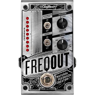 DigiTech FreqOut Frequency Dynamic Feedback Generator Pedal 2024 - SILVER & BLACK image 1