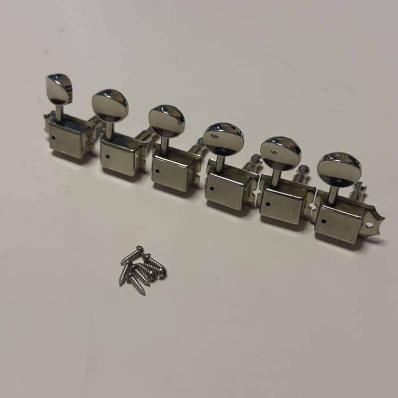Fender Telecaster Stratocaster Kluson style 6-inline tuners set 2000s image 1