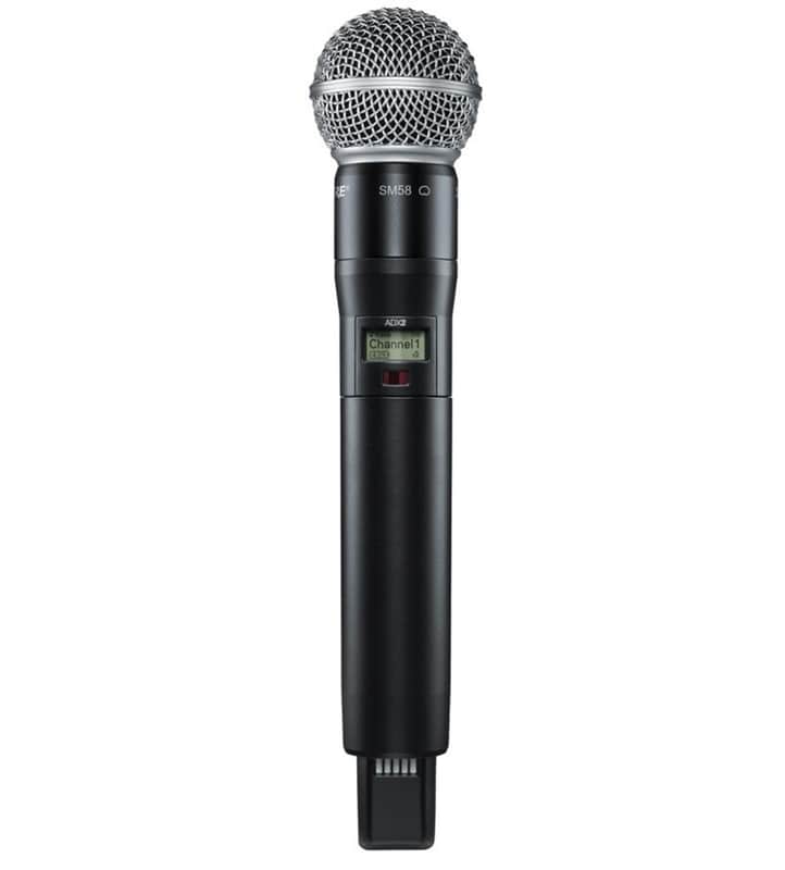 Shure ADX2/SM58 Axient Digital Wireless Handheld Microphone Transmitter-G57 image 1