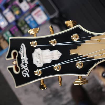 D'Angelico Excel EXL-1 Hollowbody Guitar with Case - Dark Iced Tea Burst image 4