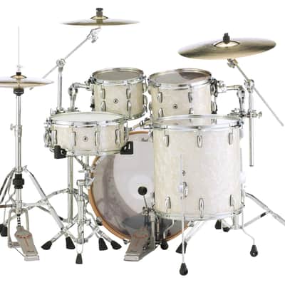 Pearl Session Studio Select Series 4-Piece Shell Pack with 24" Bass Drum - Nicotine White Marine Pearl (STS924XSP/C405) image 3