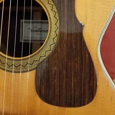 Rare Bruno Ventura CF-100 1970s Natural Grand Concert Guitar Japan image 15
