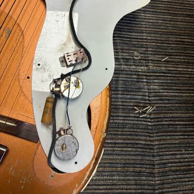 Harmony H44 Stratotone Electric Guitar w/Case -  Copper Bronze Finish (1950's) image 15