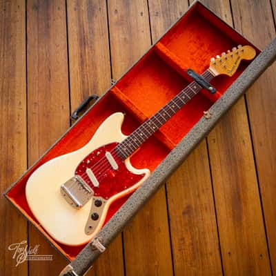 Fender Mustang Olympic White 1966 image 5