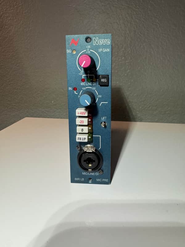 AMS Neve 88RLB 500 Series Mic Preamp Module 2010s - Blue image 1