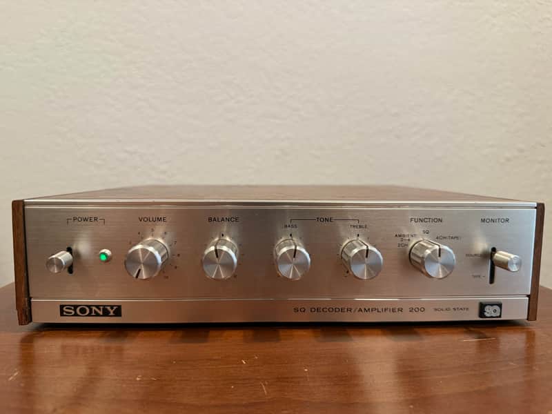 SONY SQA-200 4 Channel SQ Decoder Amplifier | Reverb