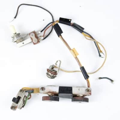 1963 Fender Jazzmaster Wiring Harness CTS Pots, Switch, Wires ~All Original~ USA 1960s Pre-CBS L-Series image 8