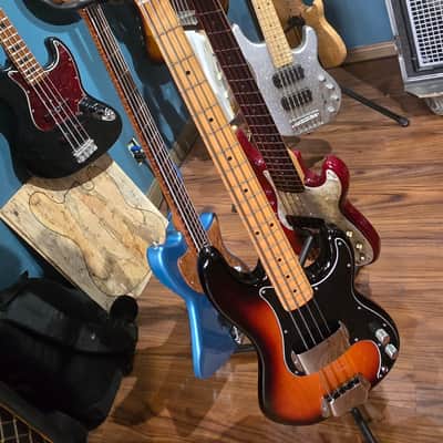 1978 Fender P Neck with 2019 American Standard body- Sunburst image 7
