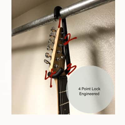 Guitar Bar Hanger Display Electric Acoustic 5 String Base Banjo Mandolin...Closet, Rack or Custom.. image 6