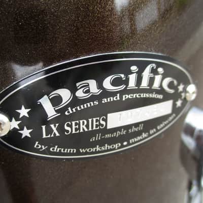 DW Pacific LX Series All Maple Shell Drum Kit, Lacquer Finish, DW-Style Hardware -- Excellent! image 12