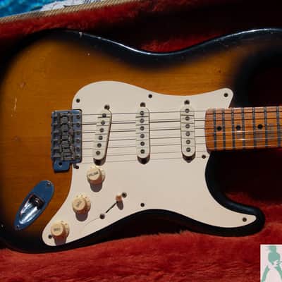 1987 Fender American Vintage Reissue 1957 Stratocaster - 100% Natural Ultimate Road Warrior MOJO - Pro Set Up w Perfect Frets/Action/Intonation! image 12